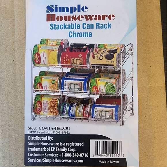Simple Houseware | Kitchen | Simple Houseware Stackable Can Rack | Poshmark